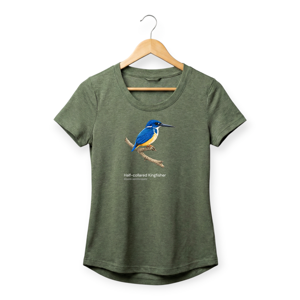 Illustrated Melange Tee | Ladies'