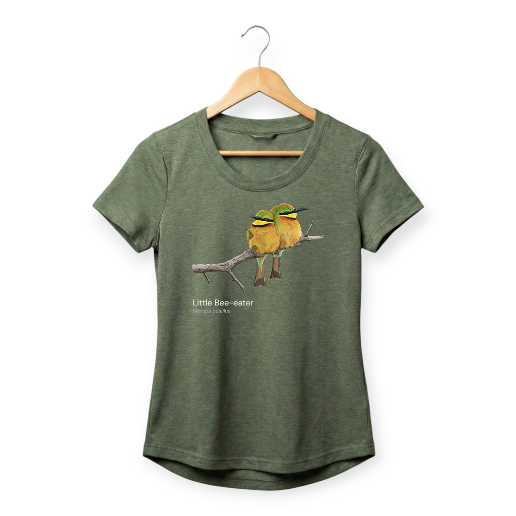 Illustrated Melange Tee | Ladies'